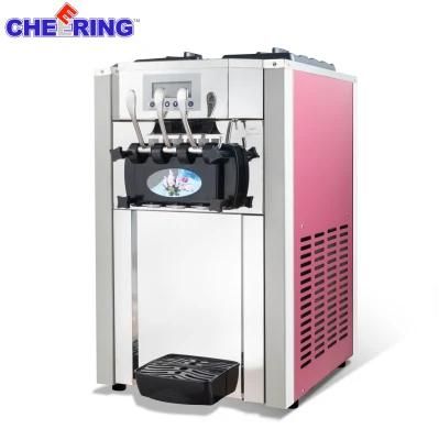 Wiberda 3 Flavors Soft Ice Cream Machine Maker Commercial Ice Cream Making Machine