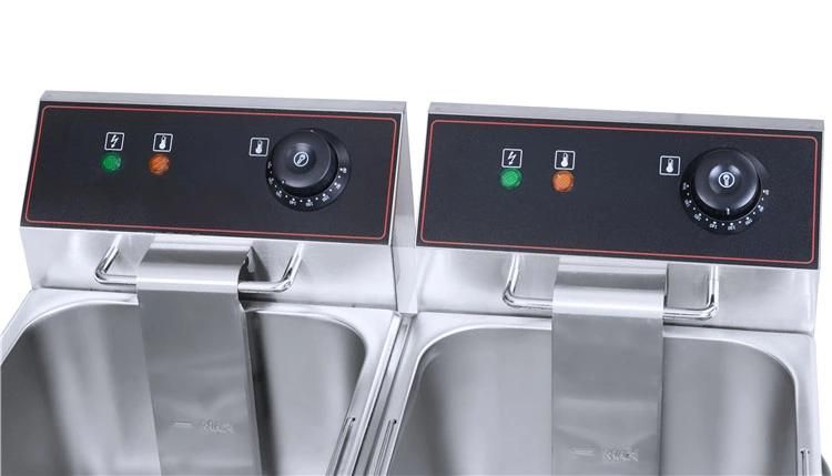 Table Top 2-Tank 2-Basket Commercial Electric Deep Fryers