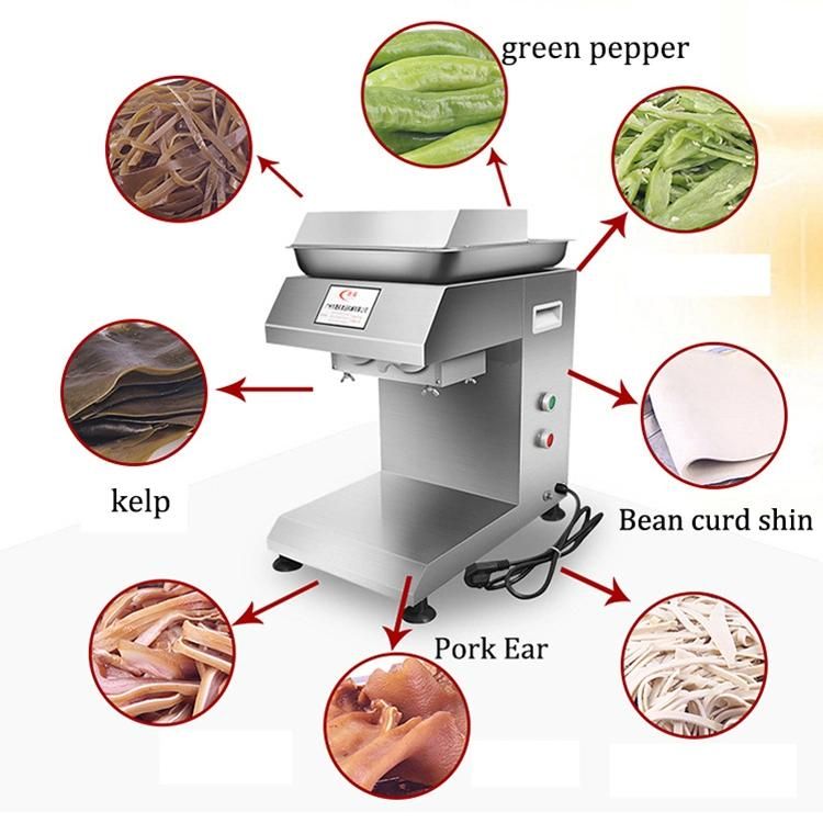 Small Fresh Meat Cube Cutter Cutting Machine Vegetable Shredder Dicer Electric Meat Slicer Machine