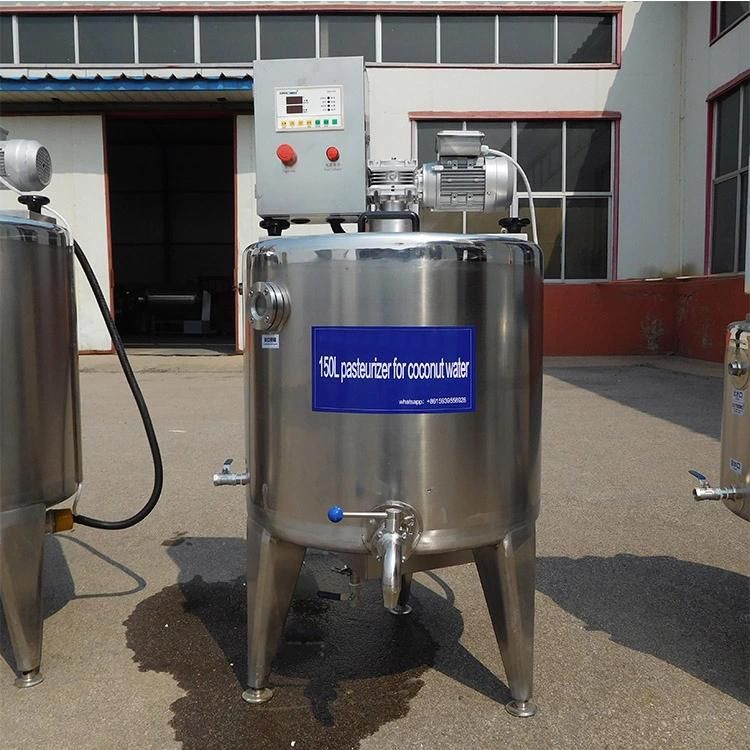 Electric Heating Pasteurizer Milk Batch Juice Pasteurizer Tank