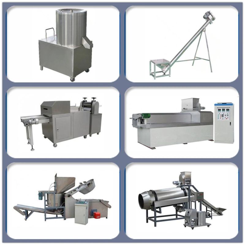 Fried 2D 3D Pellet Puff Snack Food Making Extrusion Machine