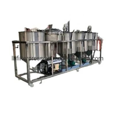 China Manufacturer Mini Palm Oil Refining Plant Cooking Oil Refinery Machine