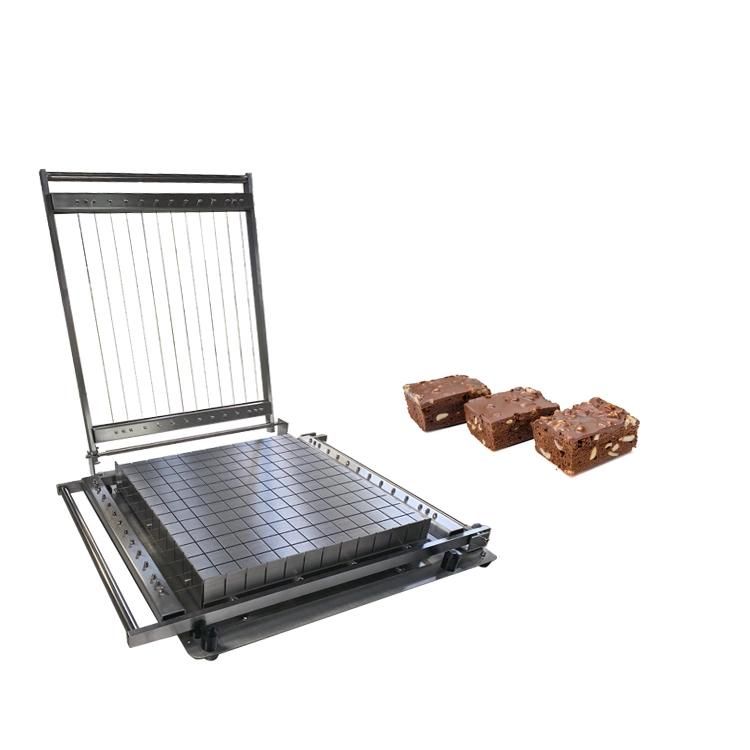 Stainless Steel Double-Arm Chocolate Wire Cutter / Cheese Cake Guitar Cutting Machine