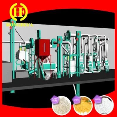 Maize Roller Mill Corn Flour Milling Machinery for Sale