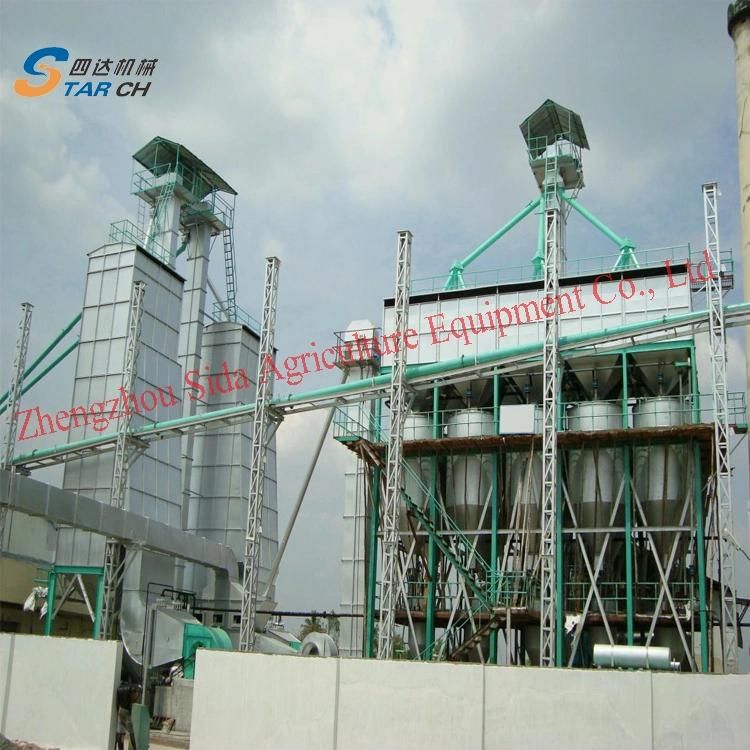 10 Ton Paddy Rice Processing Machine with Parboiling Drying Boiler Price