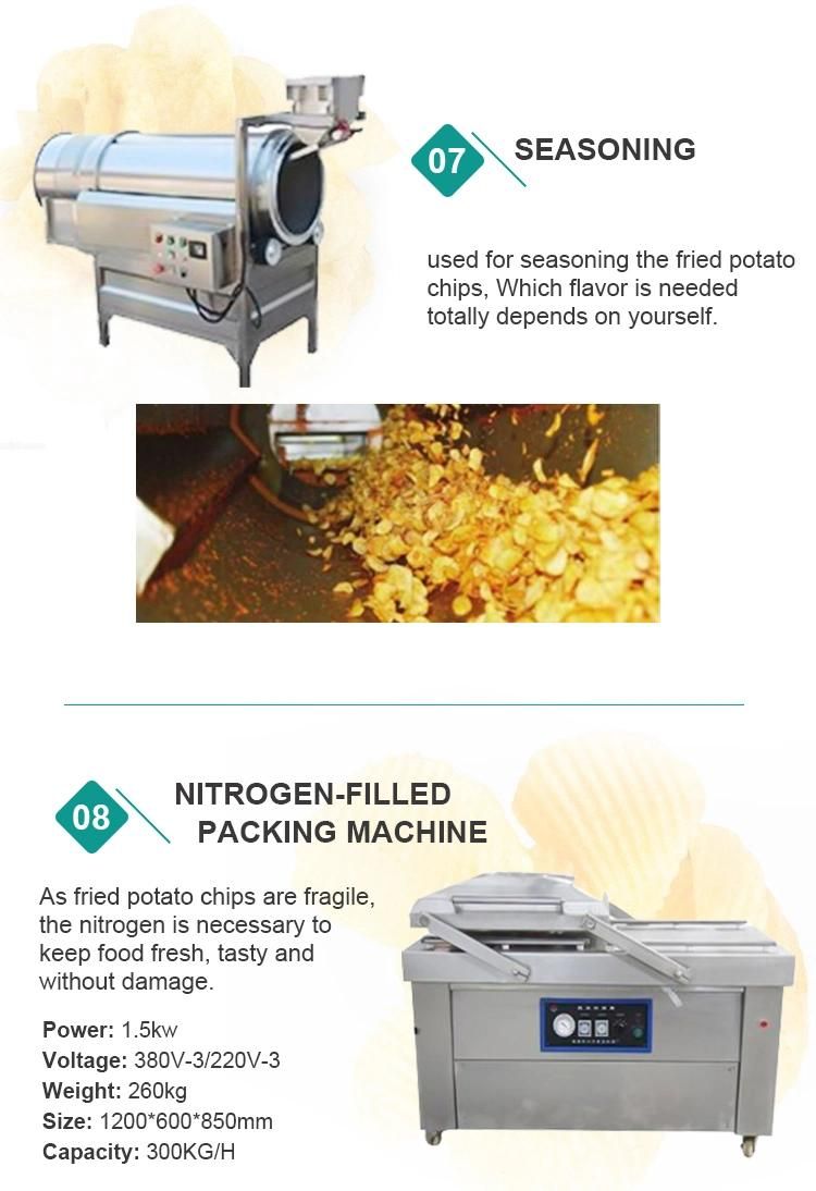 Manufacturing Potato Chips Making Machine Price Industrial