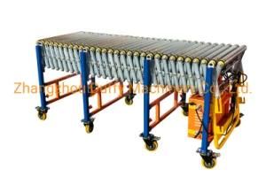 Warehouse Handling Expandable Roller Conveyor Equipment with O-Ring Transmission Belt