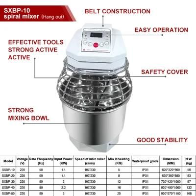 5kg 8kg 12kg 16kg 25kg Dough Mixer for Bread Making One Bag Dough Mixer Machine