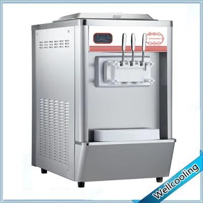 Pre-Cooling System Table Model Ice Cream Machine