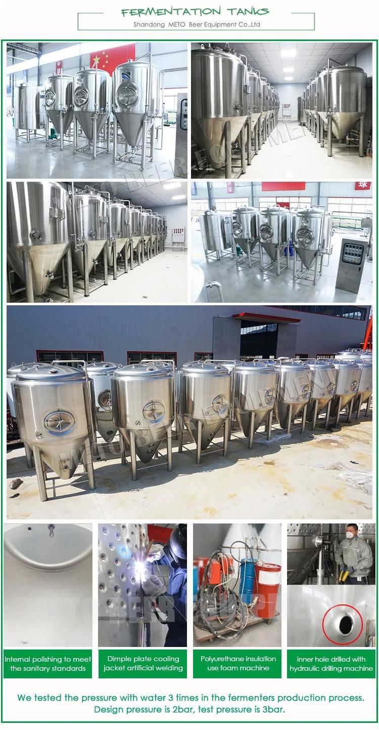 SUS304 1000L 10bbl Beer Brewing Brewery Equipment with Ce Certificate