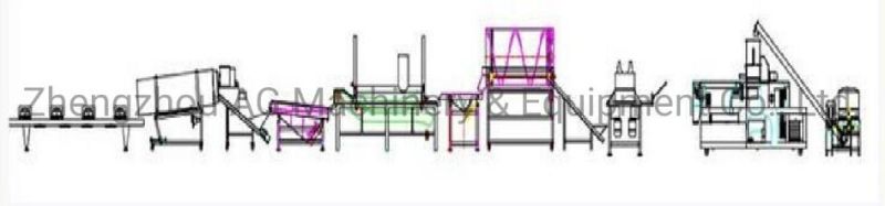 Multifunctional Triangle Chips Food Production Line Bugles Corn Snacks Machine