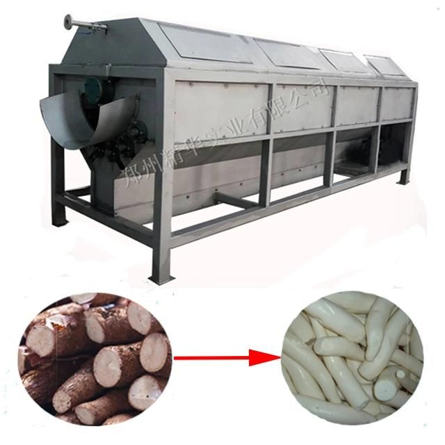 High Quality Cassava Flour Peeler Machine Automatic Cassava Peeling Processing Line