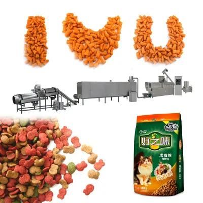 Automatic Pet Fish Feed Production Line Twin Screw Extruder Animal Food Machine