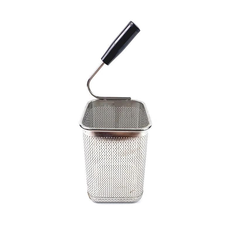 Stainless Steel Pasta Basket with Wood Handle