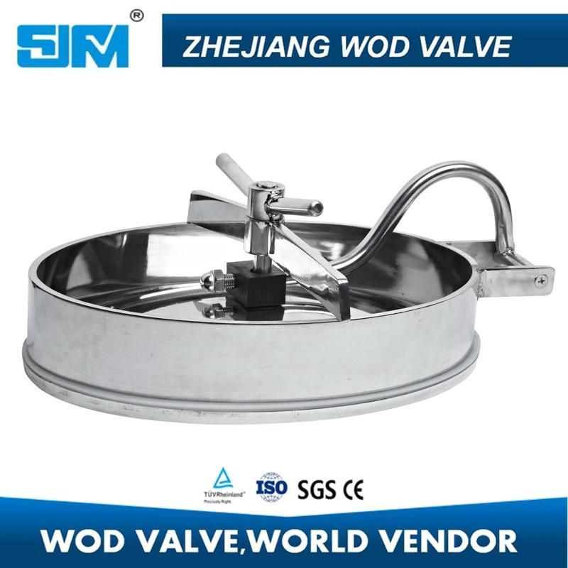 with Sight Glass Stainless Steel Sanitary Manhole Cover