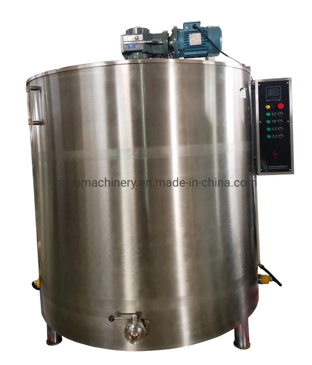 Chocolate Storage Tank with Thermostat Adjusting Temperature Volume 2000L