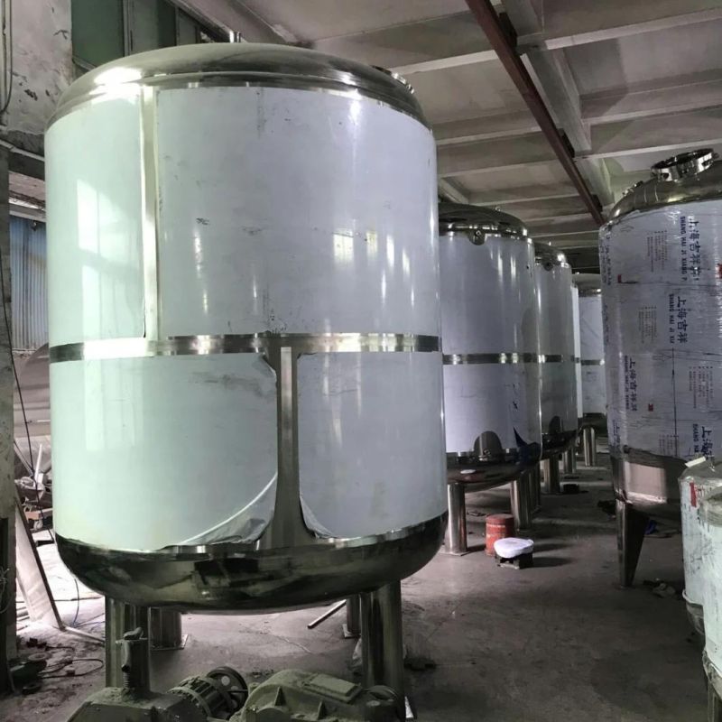 Heating and Mixing Tank Double Wall Tank Pressure Mixer