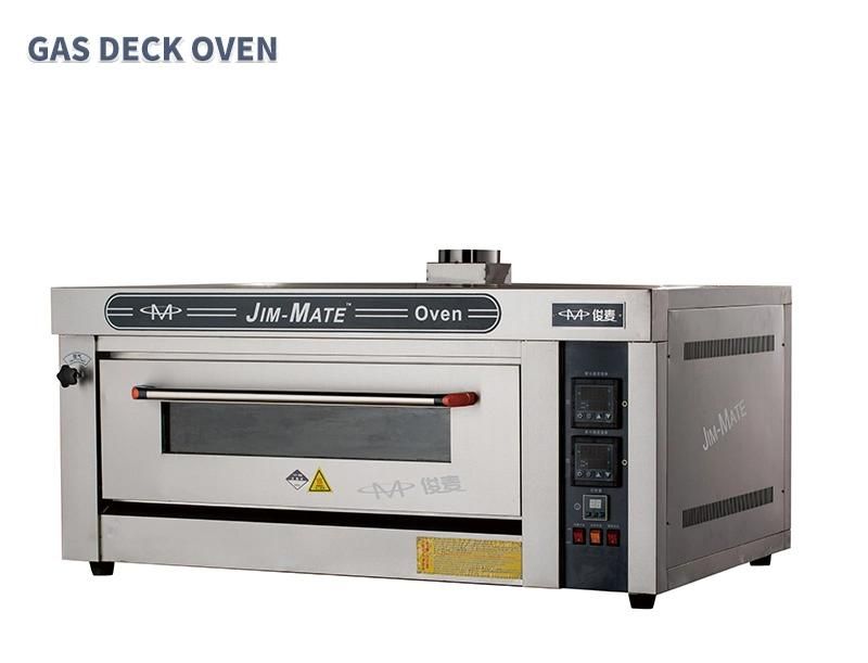 Kitchen Equipment 1 Deck 2 Trays Commercial Gas Oven Bread Cake Oven