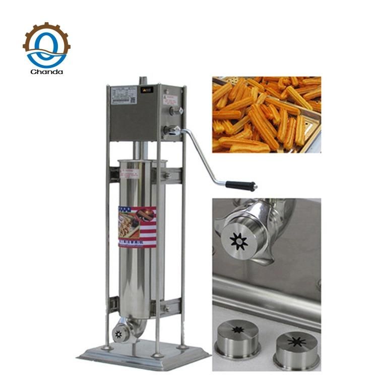 Manual Churros Maker Machine Industrial Sausage Churros Fritters Making Machine