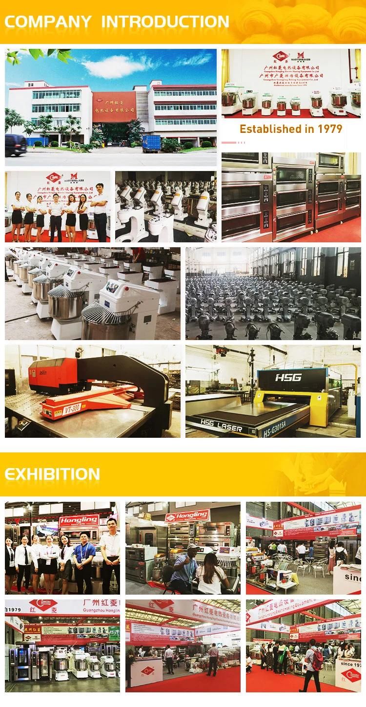 Bakery Equipment 2-Deck 4-Tray Gas Pizza Oven Baking Machine Food Machinery Food Bakery Kitchen Equipment