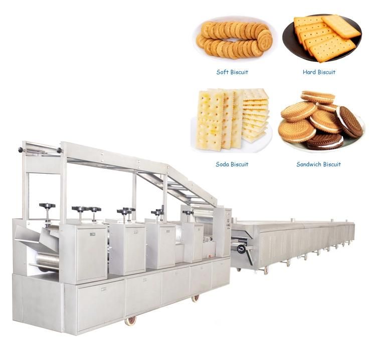 High Productivity Biscuit Making Machine Equipment Biscuit Machinery