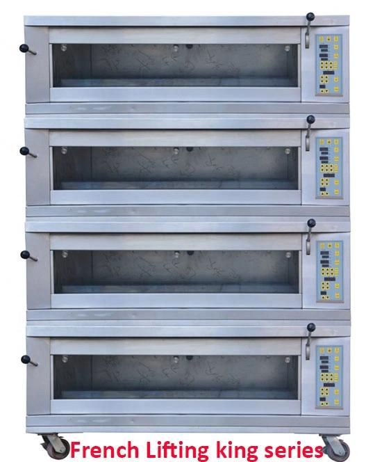 Top Quality Electric Deck Oven for Bread Baking Equipment 3 Deck 6 Trays Commercial Electric Bread Stove Oven