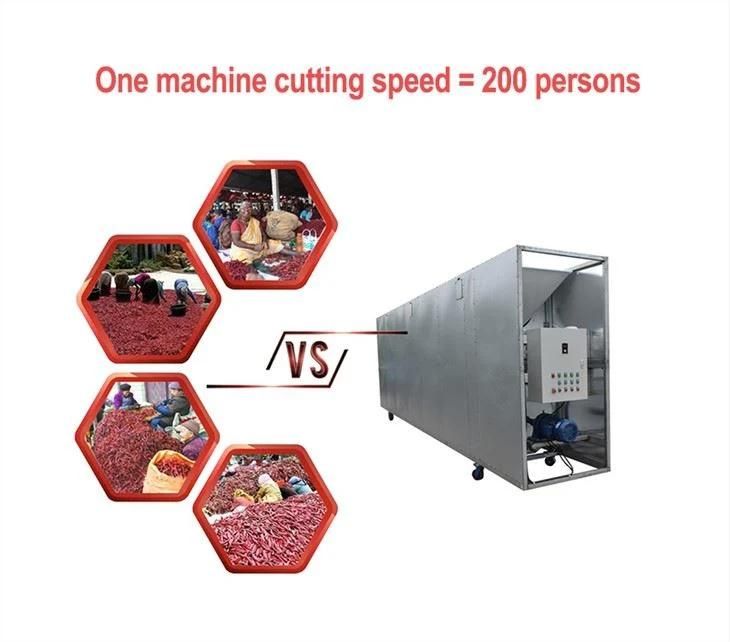 Pepper Chilli Stem Cutting Machine