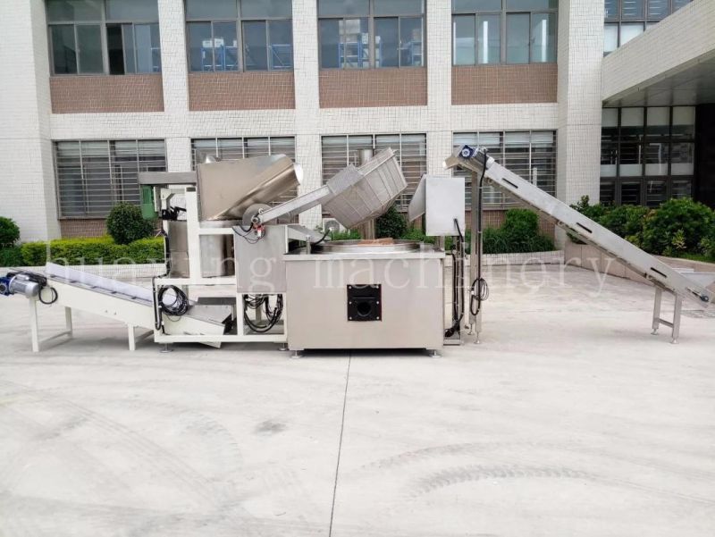 Small Scale Batch Fryer Machine Commercial Food Frying Machinery