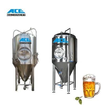 Price of 1500L 15hl High Quality SUS304 Pressured Glycol Jacket Cylindral Bright Beer Tank ...