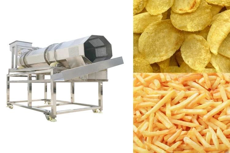 Flavouring Processing Machines Potato Fries Chips Coating Seasoning Machine