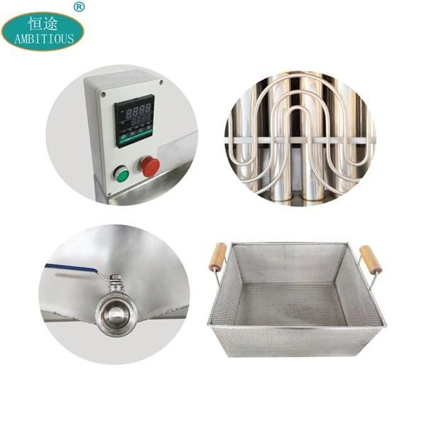 Electric Heating Oil Water Fryer Oilwater Mixing Frying Machine