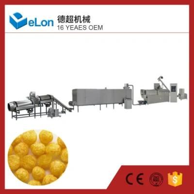 Puffed Corn Snacks/Extruded Cheese Puff Snacks Machine