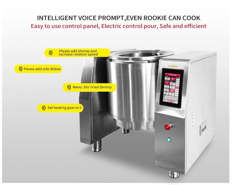 Commercial Kitchen Equipment Automatic Cooking Machine Stir Fry Robot