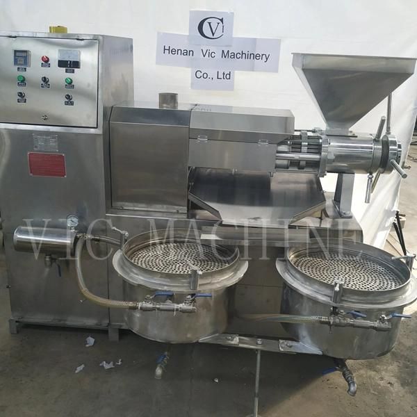 Big Capacity Latest 304 Stainless Steel Oil Press Machine