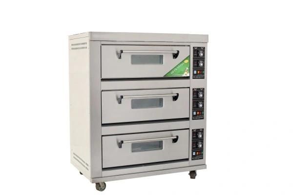 Commercial Medium Bakery Electric 3 Decks 12 Trays Bread Baking Oven Pizza Baking Decks Oven