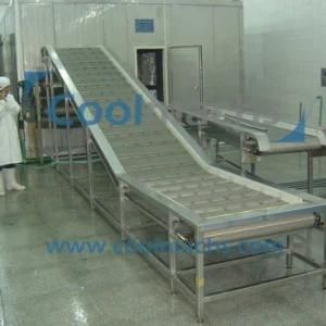 IQF Freezer Freezing Production Type Industrial Fish Seafood Blast Spiral Freezer