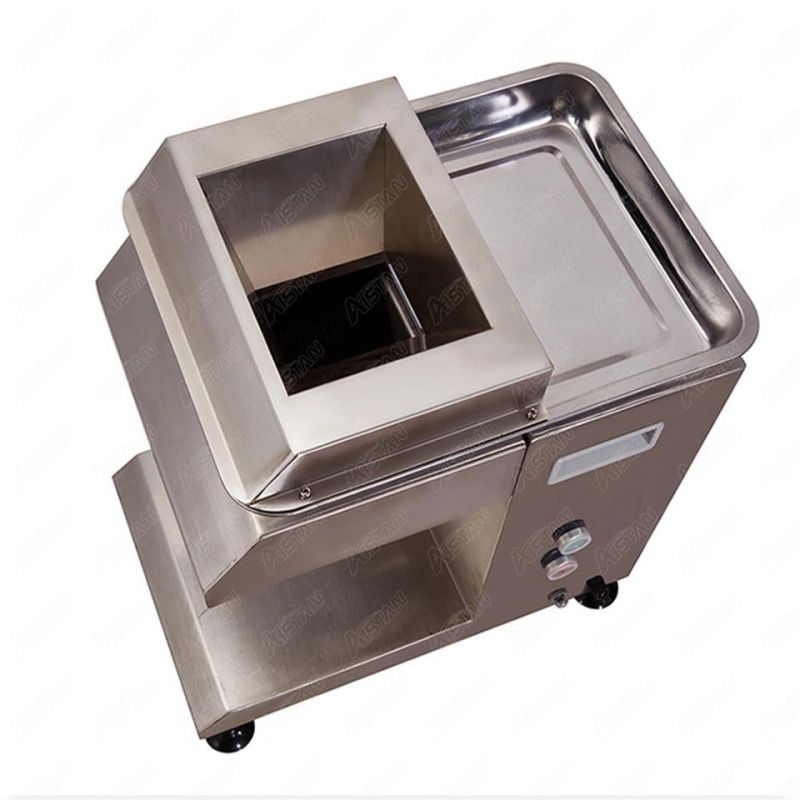 Xjt-Ha Electric Meat Slicer Cutter Multifunctional Vegetable Strip Kelp Shredder Diced Luncheon Meat Cube Food Cutting Machine