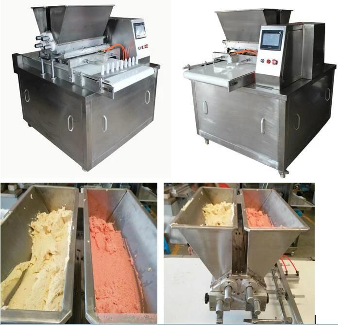 Double Color PLC Cookies Machine