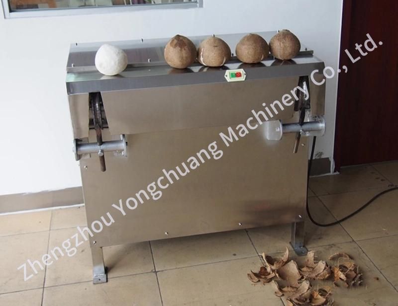 High Efficient of Coconut Peeler and Sheller with Stainless Steel Material