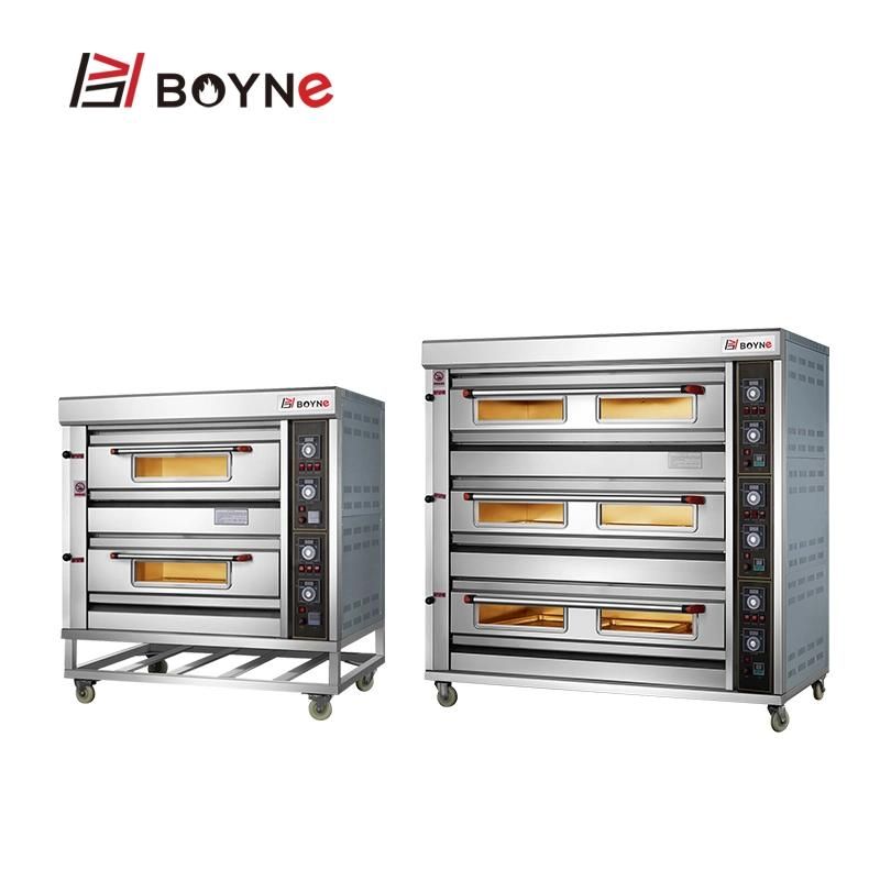 Pastry Cookies Baking 3 Deck 6 Trays Gas Oven