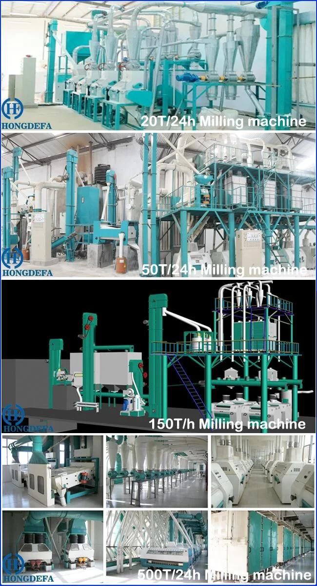 High Standard Commercial Corn Maize Meal Flour Mill Milling Equipment