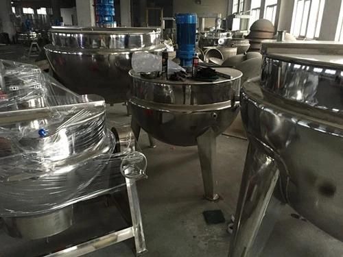 Stainless Steel Commerical Jacketed Cooking Jam Meat Kettle