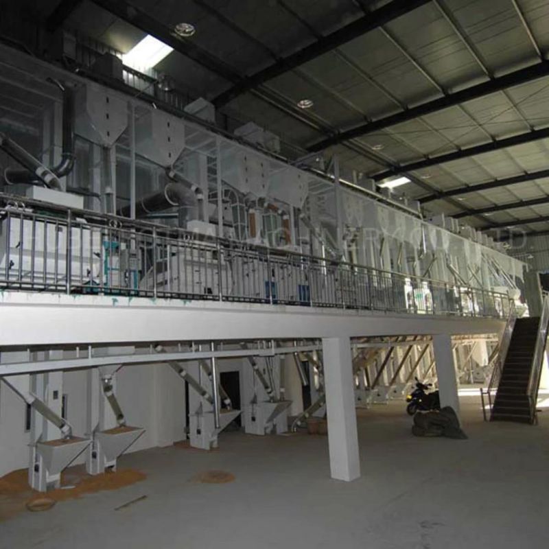 120t/D Compact Rice Processing Machinery