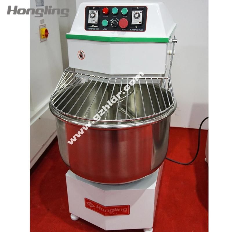 80L Industrial Spiral Dough Mxier Machine 25kg Bread Dough Mixer