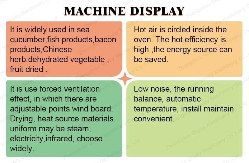 Automatic Onion Beef Jerky Maize Grain Dryer Drying Machine