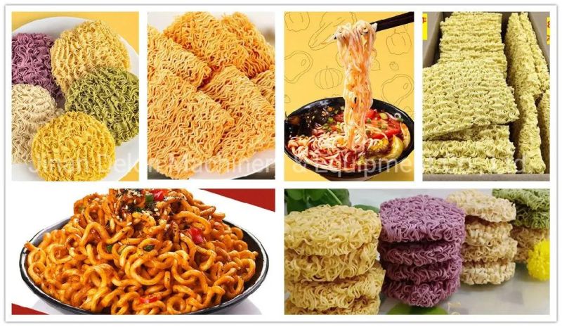 Automatic Fried Square Round Shapes Instant Noodles Production Line