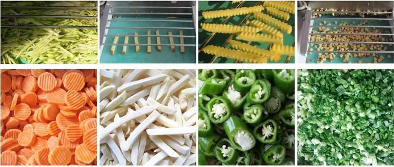 Customized 1.1kw Low Power Vegetable Cutting Machine