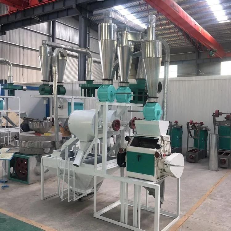 300-550kg /H Automatic Commercial Flour Mill Rice Maize Grain Corn Wheat Grinding Machine for The Grain Processing