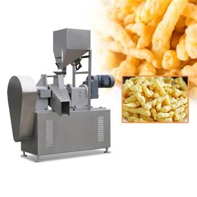 Cheese Balls Snacks Making Machine Nik Nak Processing Line Kurkure Processing Line