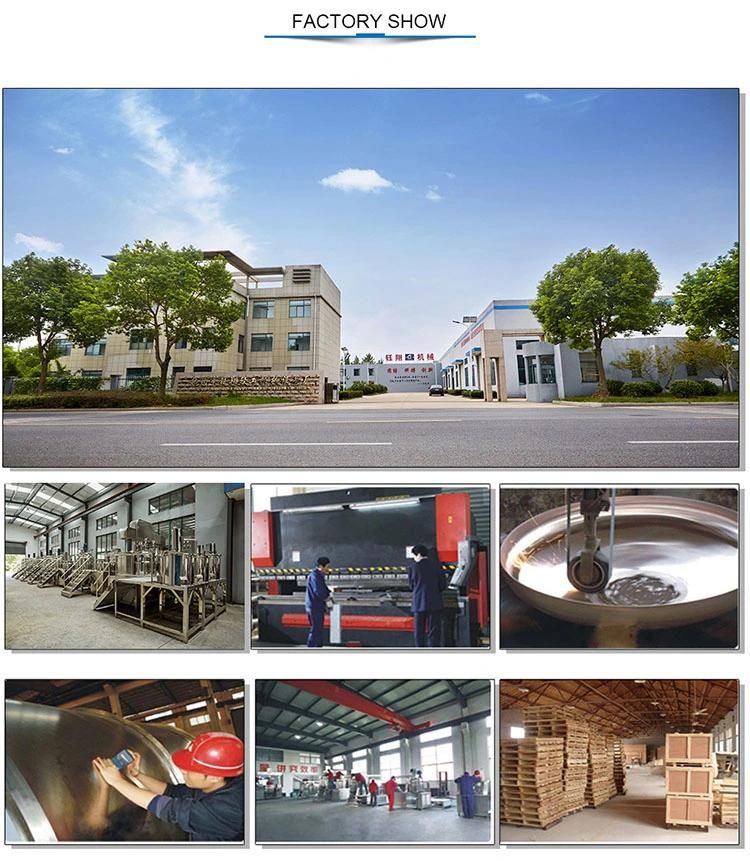 Guangzhou Yuxiang Jbj-1000L Stainless Steel Mix Tank